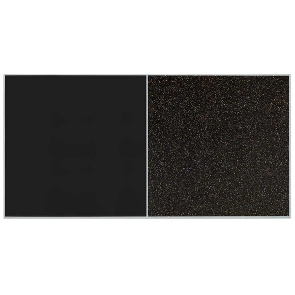 Sliding Door Indoor Enclosed Corkboard, 9